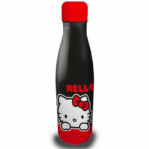 ⁨Coriex Butelka na wodę Hello Kitty 500ml czarny/black 10684⁩ w sklepie Wasserman.eu