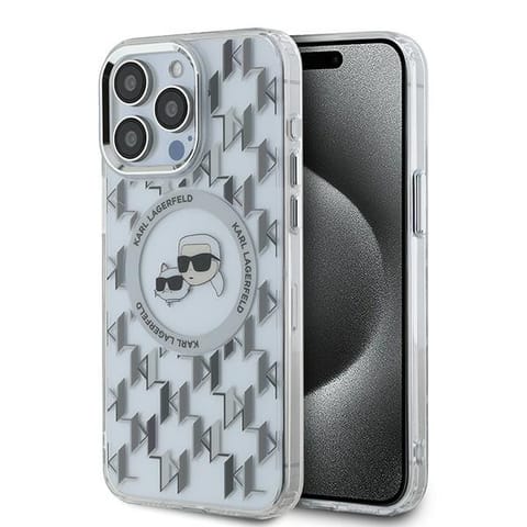 Karl Lagerfeld KLHMP15LHMCKMHT iPhone 15 Pro 6.1" przezroczysty/transparent IML Monogram Karl&Choupette Head MagSafe w sklepie Wasserman.eu