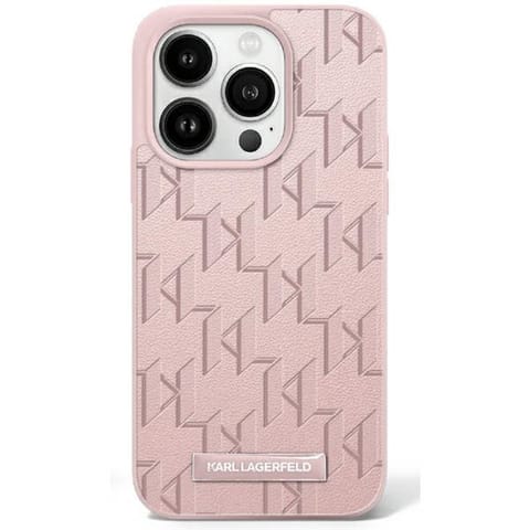 ⁨Karl Lagerfeld KLHMP16LPKHPORPP iPhone 16 Pro 6.3" różowy/pink hardcase Hot Stamp Magsafe⁩ w sklepie Wasserman.eu