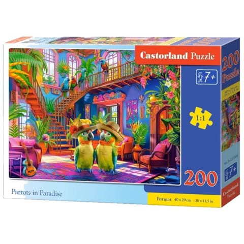 Puzzle 200 parrots in paradise w sklepie Wasserman.eu