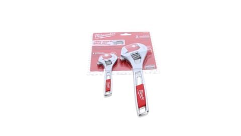 ⁨Adjustable wrench set 6 150mm 8 250mm MILWAUKEE⁩ at Wasserman.eu