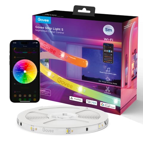 ⁨Govee H612A 5m | LED Strip | Wi-Fi, Bluetooth, RGBIC⁩ at Wasserman.eu