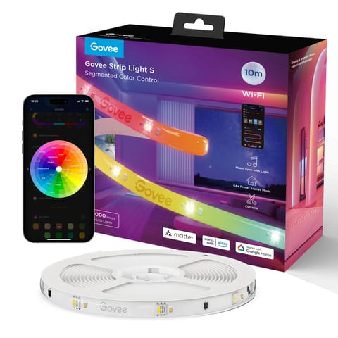 ⁨Govee H612C 10m | LED Strip | Wi-Fi, Bluetooth, RGBIC⁩ at Wasserman.eu