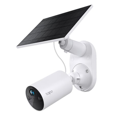 ⁨TP-LINK Solar-Powered Security Camera Kit | Tapo C410 KIT | Bullet | 3 MP | 3.17mm/F1.65 | IP65 | H.264 | MicroSD Card, up to 512 GB⁩ at Wasserman.eu