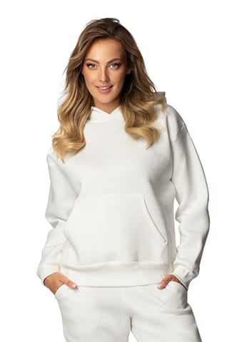 ⁨Bluza DK-K-B6 ECRU BAWEŁNA GRUBA (kolor ecru, rozmiar L)⁩ w sklepie Wasserman.eu
