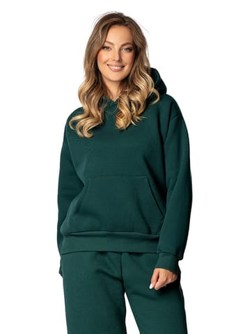 ⁨Bluza DK-K-B9 ZIELEŃ BAWEŁNA GRUBA (kolor zielony, rozmiar 2xl)⁩ w sklepie Wasserman.eu