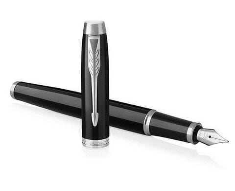 ⁨Parker IM fountain pen Cartridge filling system Black, Chrome 1 pc(s)⁩ at Wasserman.eu