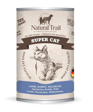 ⁨NATURAL TRAIL Cat  Super Lamb, Rabbit,Wildboar 400g⁩ w sklepie Wasserman.eu