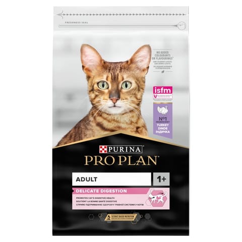 ⁨PURINA Pro Plan Delicate Digestion Turkey - dry cat food - 10kg⁩ at Wasserman.eu