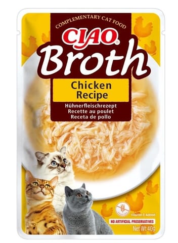 ⁨INABA CIAO Bulion o smaku kurczaka 40g⁩ w sklepie Wasserman.eu