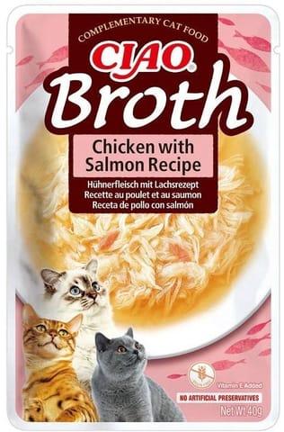 ⁨INABA Ciao Broth Chicken & Salmon - cat treats - 40g⁩ at Wasserman.eu