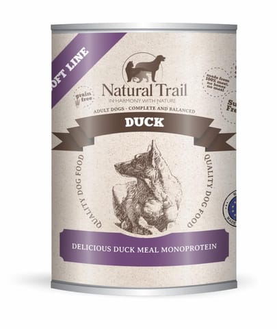 ⁨NATURAL TRAIL Duck Soft Line - wet dog food - 800g⁩ at Wasserman.eu