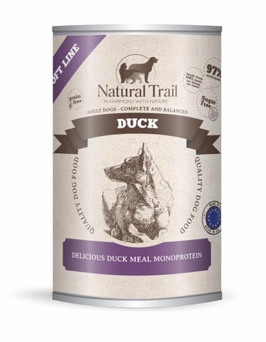 ⁨NATURAL TRAIL Duck Soft Line - wet dog food - 400g⁩ at Wasserman.eu