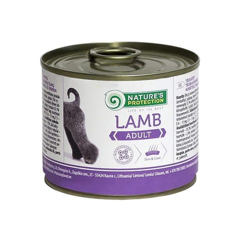 ⁨NATURE'S PROTECTION Adult Lamb - wet dog food - 200 g⁩ at Wasserman.eu