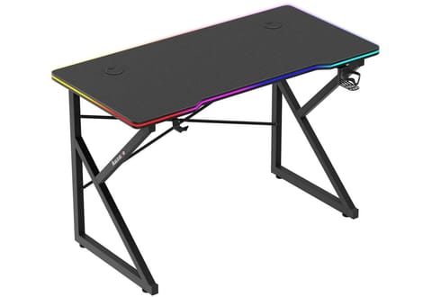 ⁨Huzaro Hero 1.7 RGB Black - gaming table⁩ at Wasserman.eu