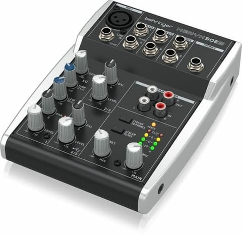 ⁨Behringer XENYX 502S - analogue audio mixer⁩ at Wasserman.eu