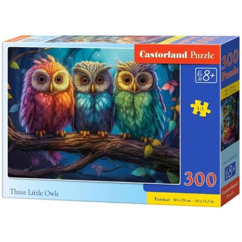 ⁨Puzzle three little owls 300⁩ w sklepie Wasserman.eu