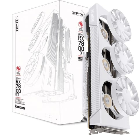 ⁨Karta graf. XFX Quicksilver RX 7800XT Magnetic Air WH⁩ w sklepie Wasserman.eu