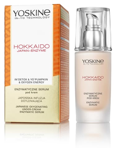 ⁨YOSKINE Hokkaido Japan-Enzyme Serum przeciwzmarszczkowe z peptydami i enzymami dyni 30 ml⁩ w sklepie Wasserman.eu