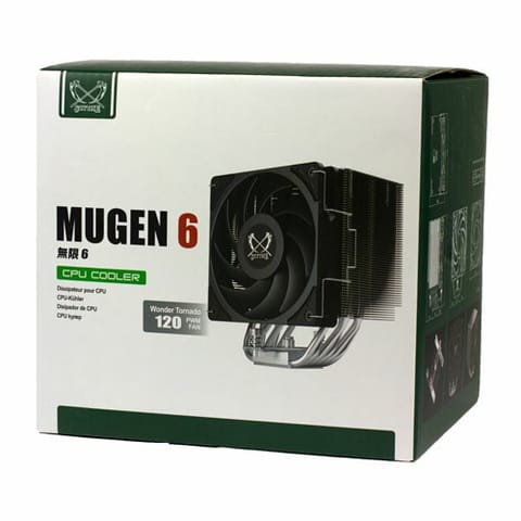 ⁨Scythe Mugen 6 Processor Fan 12 cm Black, Silver⁩ at Wasserman.eu