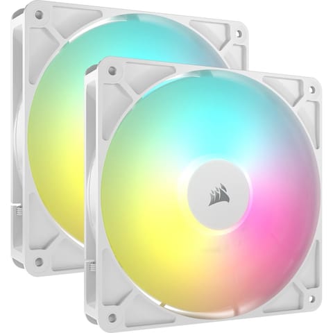 Corsair RS140 ARGB Obudowa komputera Wentylator 14 cm Biały 2 szt. w sklepie Wasserman.eu