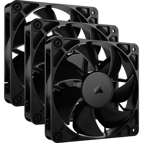 ⁨Corsair RS120 Computer case Fan 12 cm Black 3 pc(s)⁩ at Wasserman.eu