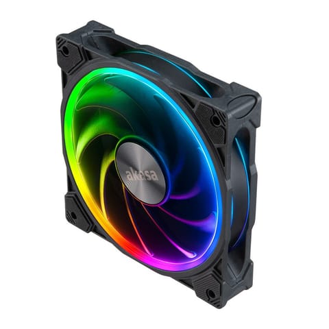 ⁨Akasa SOHO AR Computer case Fan 12 cm Black, Transparent 1 pc(s)⁩ at Wasserman.eu