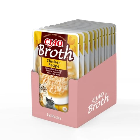 ⁨INABA Ciao Broth Chicken - cat treats - 12x40g⁩ at Wasserman.eu