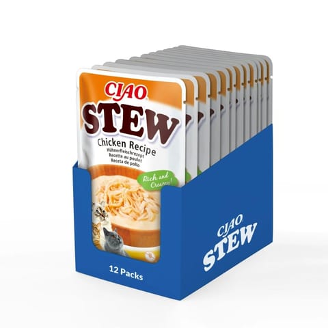 ⁨INABA Ciao Stew Chicken - cat treats - 12x40g⁩ at Wasserman.eu