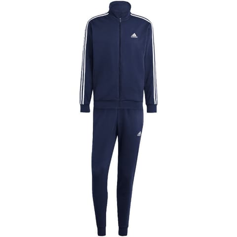 ⁨Dres adidas Basic 3-Stripes Fleece M (kolor Granatowy, rozmiar XL)⁩ w sklepie Wasserman.eu