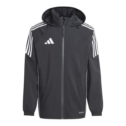 ⁨Kurtka przeciwdeszczowa adidas Tiro 24 M (kolor Czarny, rozmiar M)⁩ w sklepie Wasserman.eu