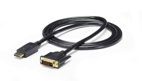 ⁨StarTech.com 6ft (1.8m) DisplayPort to DVI Cable, DisplayPort to DVI Adapter Cable, Passive DP to DVI-D Video Converter, 1080p - Replacement for DP2DVIMM6⁩ at Wasserman.eu