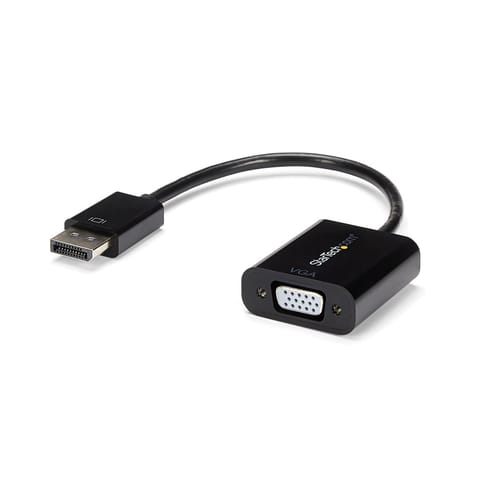 ⁨StarTech.com DisplayPort to VGA Adapter - Active DP to VGA Converter - 1080p Video - DP/DP++ Source to VGA Monitor Cable Adapter - DP to VGA Adapter Dongle Digital to Analog - DP 1.2 to VGA⁩ at Wasserman.eu