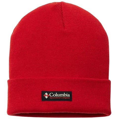 ⁨Czapka Columbia City Trek Heavyweight Beanie M (kolor Czerwony, rozmiar One size)⁩ w sklepie Wasserman.eu