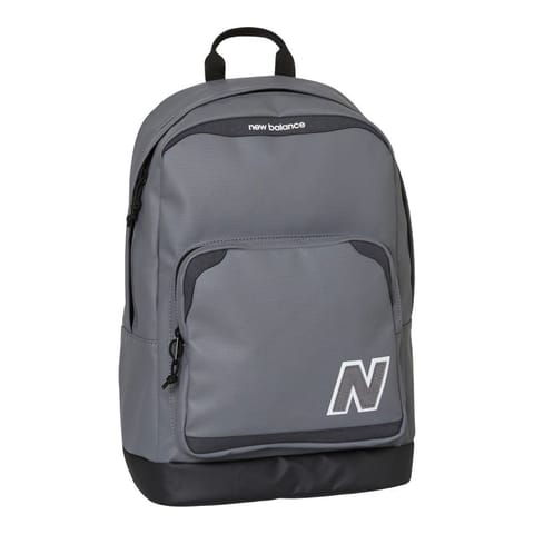 ⁨Plecak New Balance Legacy Backpack (kolor Grafitowy. Szary/Srebrny, rozmiar uniwersalny)⁩ w sklepie Wasserman.eu