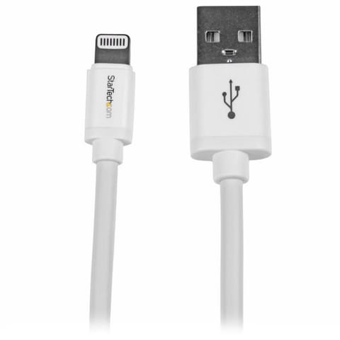 ⁨StarTech.com USBLT2MW kabel Lightning 2 m Biały⁩ w sklepie Wasserman.eu