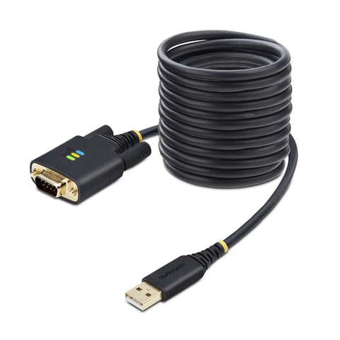 ⁨StarTech.com 1P10FFC-USB-SERIAL kabel równoległy Czarny 3 m USB Typu-A DB-9⁩ w sklepie Wasserman.eu