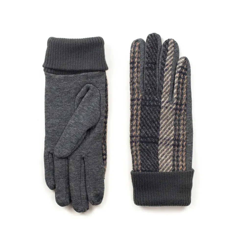 ⁨Edinburgh Graphite gloves graphite (one size one)⁩ at Wasserman.eu
