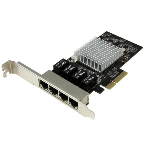 ⁨4-PORT GIGABIT NIC - PCIE/CARD W/ INTEL I350-AM4 CHIP PCIE⁩ w sklepie Wasserman.eu