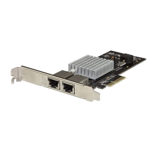 ⁨StarTech.com Dual Port 10G PCIe Network Adapter Card - Intel-X550AT 10GBASE-T & NBASE-T PCI Express Network Interface Adapter 10/5/2.5/1GbE Multi Gigabit Ethernet 5 Speed NIC LAN Card⁩ at Wasserman.eu