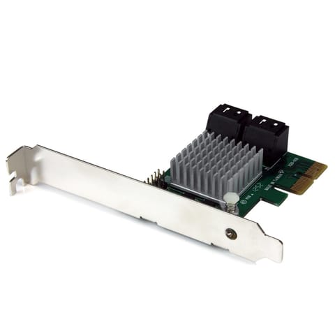 ⁨StarTech.com 4 Port PCI Express 2.0 SATA III 6Gbps RAID Controller Card with HyperDuo SSD Tiering⁩ at Wasserman.eu