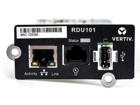 Vertiv IntelliSlot RDU101 Internal Ethernet 100 Mbit/s at Wasserman.eu