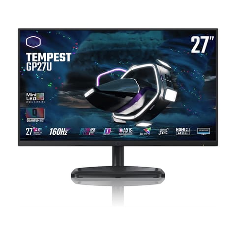 ⁨Cooler Master Gaming Tempest GP27U LED display 68.6 cm (27") 3840 x 2160 pixels 4K Ultra HD Black⁩ at Wasserman.eu