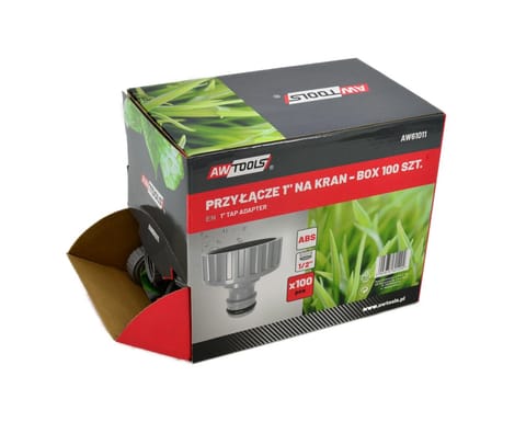 ⁨AWTOOLS AW61011 złącza węży ogrodowych 100 szt.⁩ w sklepie Wasserman.eu