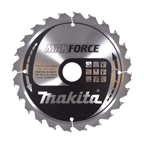 ⁨Makita B-32247 circular saw blade 19 cm 1 pc(s)⁩ at Wasserman.eu