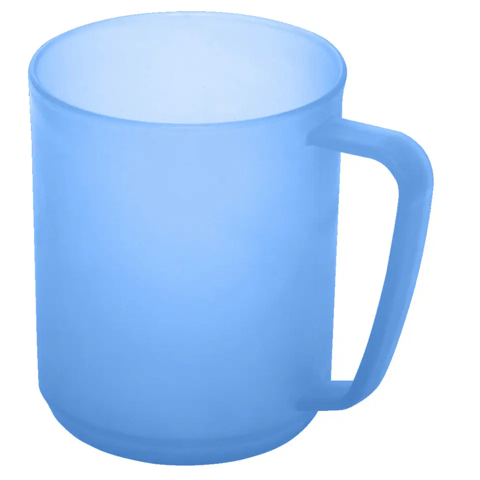 Kubek hawajski z uchwytem 0,35L Plast Team niebieski w sklepie Wasserman.eu