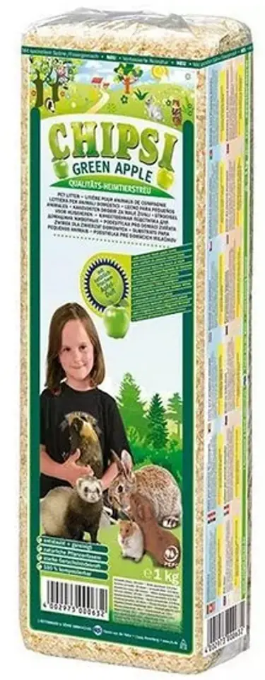 Chipsi Green Apple Ściółka 15L / 1kg w sklepie Wasserman.eu