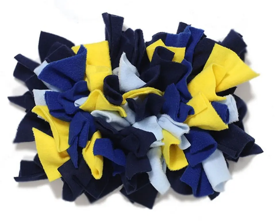 ⁨MIMIKO Pets Olfactory mat S - yellow, navy blue, cornflower⁩ at Wasserman.eu