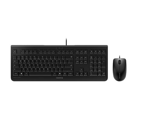 ⁨CHERRY DC 2000 keyboard Mouse included Universal USB QWERTY US English Black⁩ at Wasserman.eu