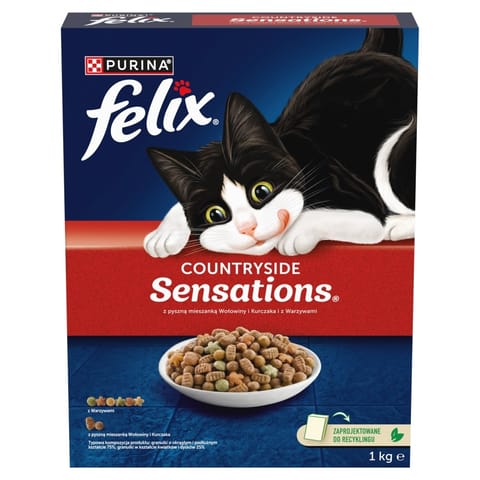 ⁨PURINA Felix Countryside Sensations - dry cat food - 1kg⁩ at Wasserman.eu
